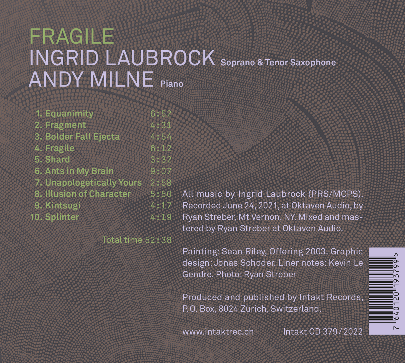 FRED FRITH TRIO  WITH LOTTE ANKER AND SUSANA SANTOS SILVA