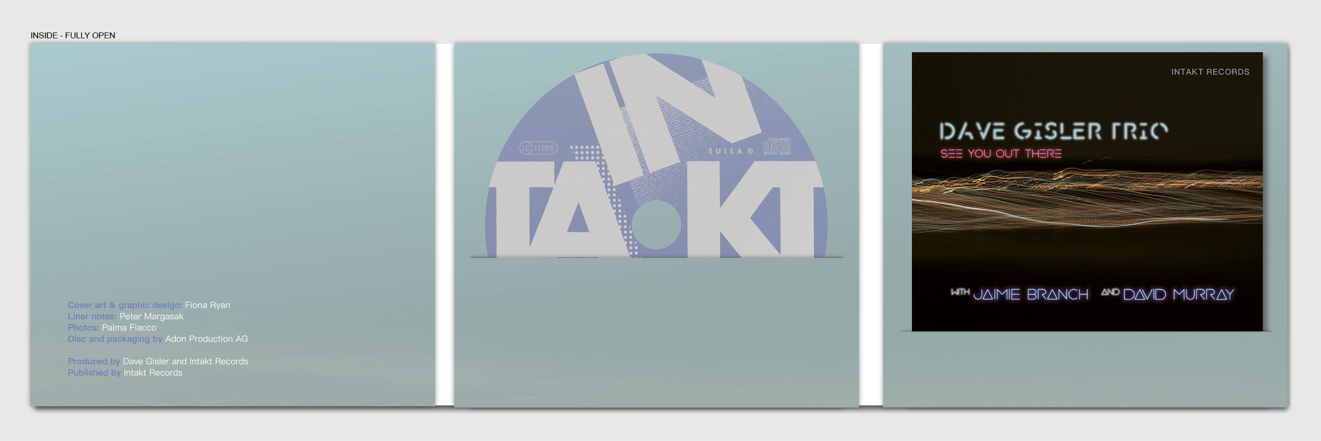 Intakt CD 387 Digifile CD Packaging Mock-up