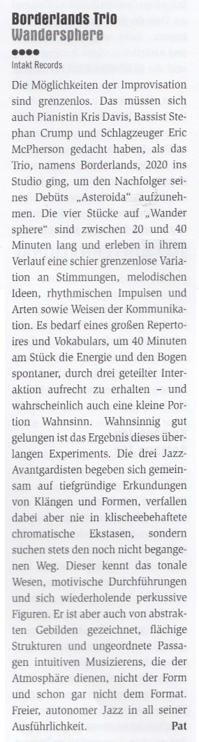 Pat Youngspiel, Concerto Magazine, Dec 2021 (DE)