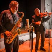 Evan Parker – Mark Feldman (by Caroline Mardok)