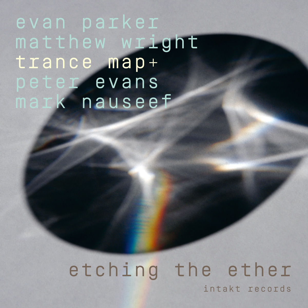 Cover Web:EVAN PARKER MATTHEW WRIGHT TRANCE MAP+
PETER EVANS AND MARK NAUSEEF
ETCHING THE ETHER Intakt CD 409 