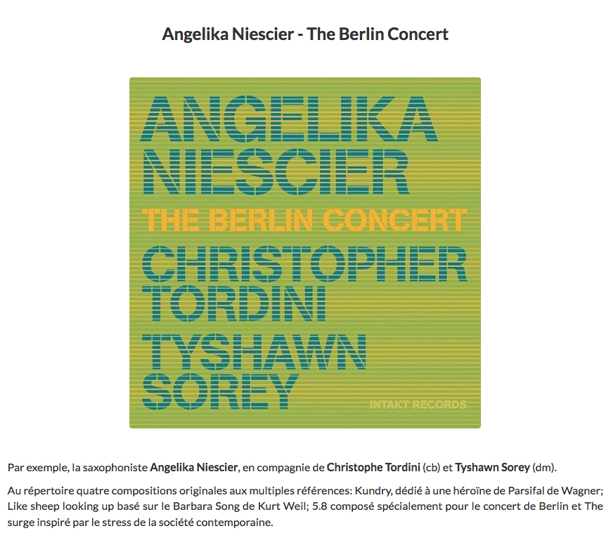 claude loxhay jazz halo reviews angelika niescier