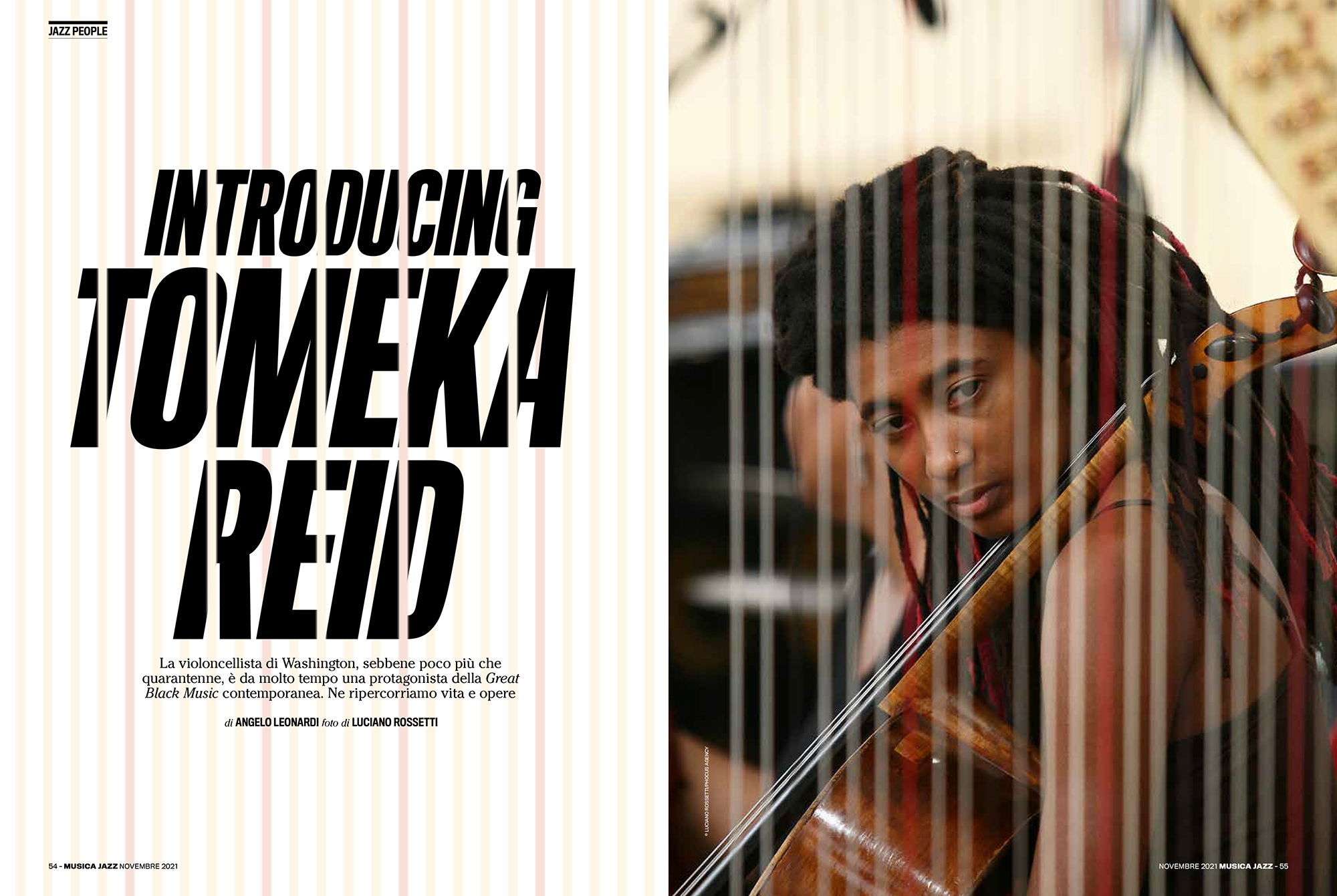 Tomeika Reid Portrait in Musica Jazz Italy November 2021