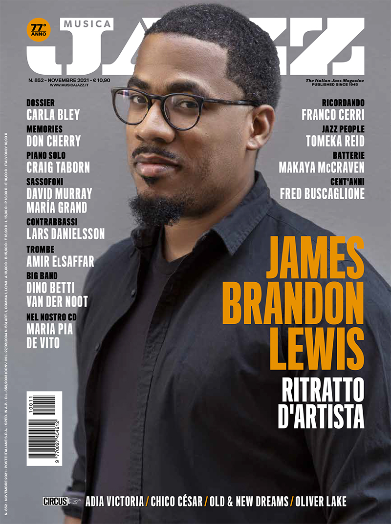 James Brandon Lewis Cover Story Musica Jazz Italy November 2021