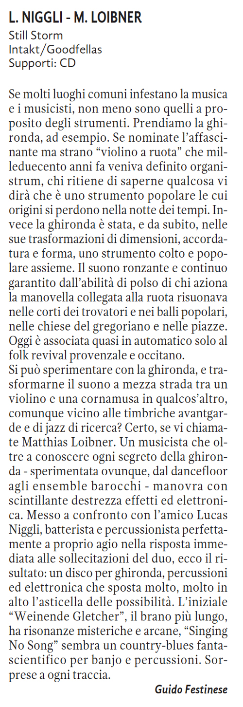 Se molti luoghi comuni infestano la musica
						e i musicisti, non meno sono quelli a pro-
						posito degli strumenti. Prendiamo la ghi
						ronda, ad esempio. Se nominate l'affasci-
						nante ma strano