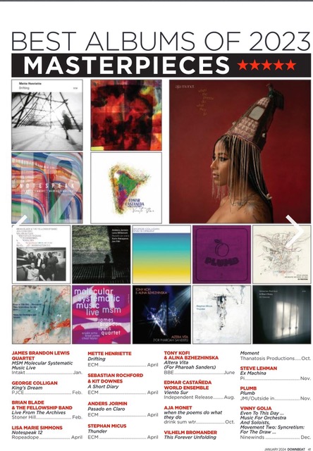 BEST ALBUMS OF 2023, Downbeat Magazine
