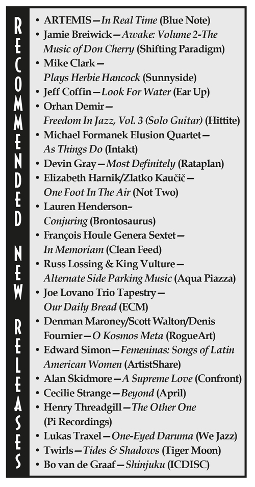 Recommended New Releases, The New York City Jazz Record, June 2023 (EN)