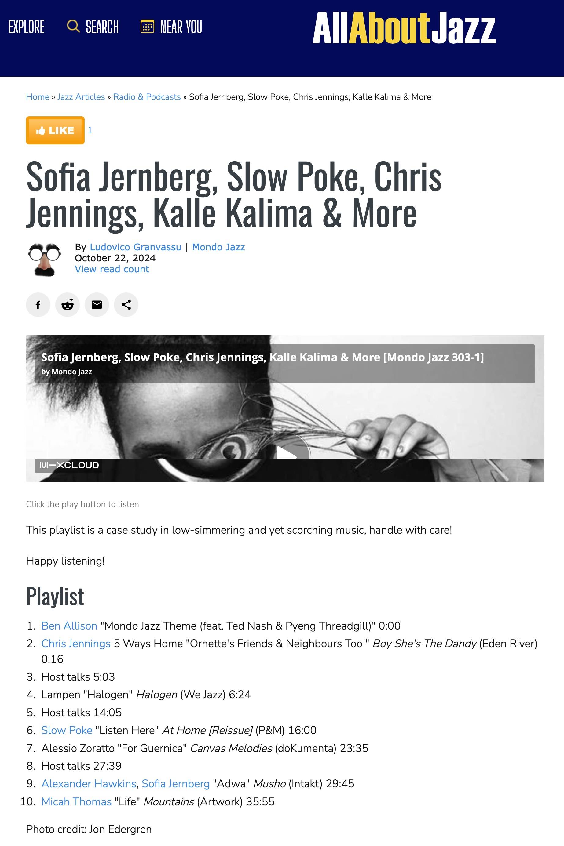 This playlist is a case study in low-simmering and yet scorching music, handle with care!