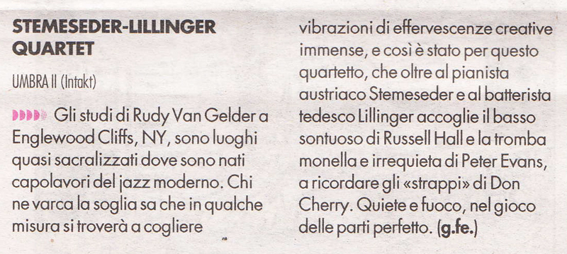 Gli studi di Rudy Van Gelder a Englewood Cliffs, NY, sono luoghi quasi sacralizzati dove sono nati capolavori del jazz moderno. Chi ne varca la soglia sa che in qualche misura si troverà a cogliere